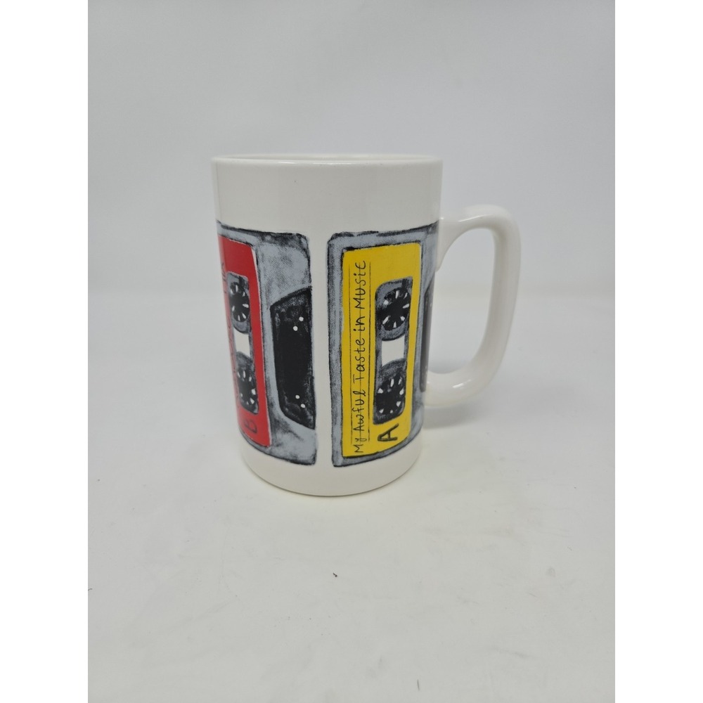 Retro Mixtape Cassette Mug‎ | 16oz Music Coffee Cup